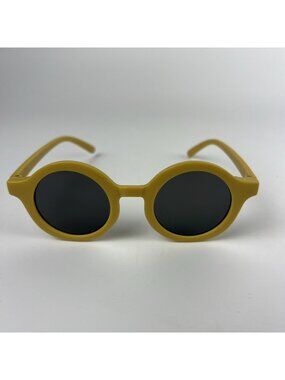 Zara Kids Yellow Round Sunglasses UV Protection Girls
